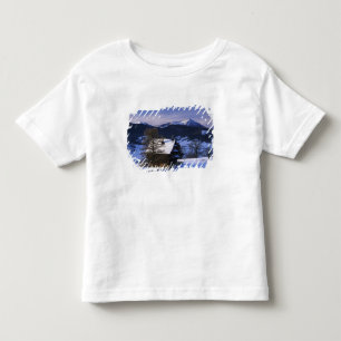 Camiseta Infantil Casa de fazenda e Monte Rigi e Pilatus,