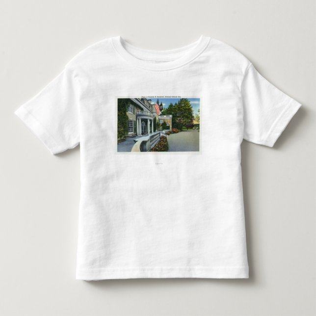 Camiseta Infantil Casa de Franklin D Roosevelt (Frente)