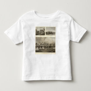 Camiseta Infantil Casa de Gregory, Doane, residências de Thompson