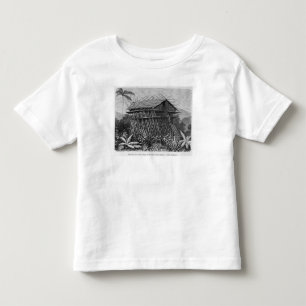 Camiseta Infantil Casa na vila de Arfak de Memiwa, Nova Guiné