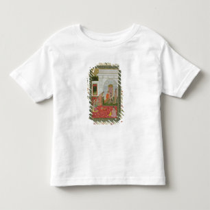 Camiseta Infantil Casal com assistentes e os músicos fêmeas