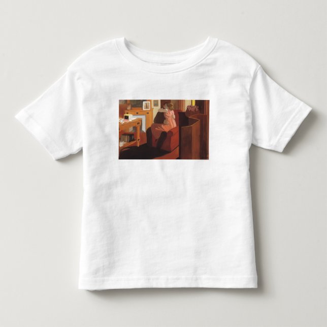 Camiseta Infantil Casal da intimidade em um interior com a (Frente)