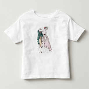 Camiseta Infantil Casal elegante que dança a valsa