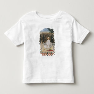 Camiseta Infantil Casal em um terraço em um jardim