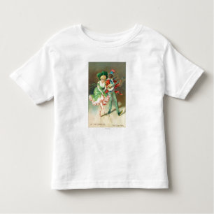 Camiseta Infantil Casal no traje que faz a Bolo-Caminhada