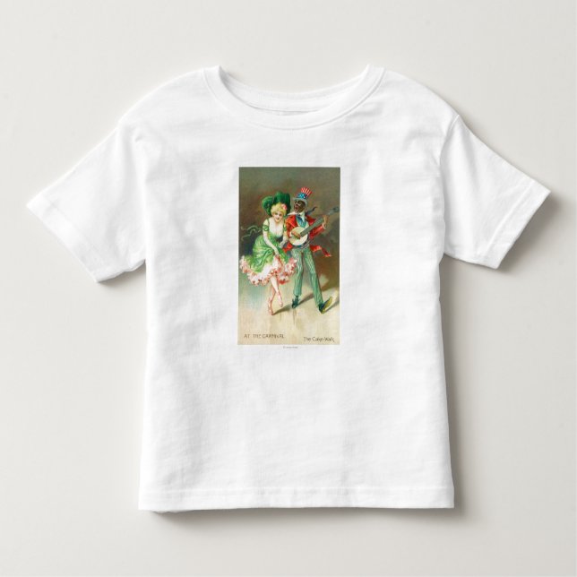Camiseta Infantil Casal no traje que faz a Bolo-Caminhada (Frente)