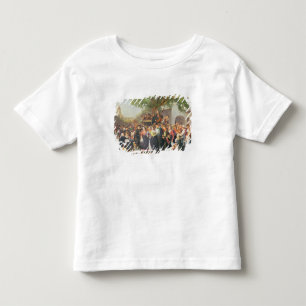 Camiseta Infantil Casamento de camponeses na Baixa Áustria (óleo na