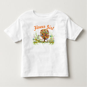 Camiseta Infantil Casamento Encantado do Branch do Lado da Floresta