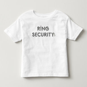 Camiseta Infantil Casamento "RING SECURITY"