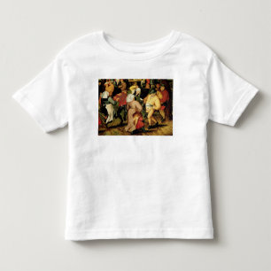 Camiseta Infantil Casamento Russo, detalhes da dança das pessoas