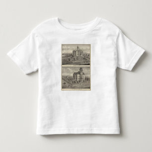 Camiseta Infantil Casas da escola, San Jose