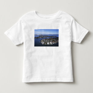 Camiseta Infantil Casas de ilha privada de Biscayne Bay, Estrela