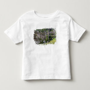 Camiseta Infantil casas de pedra de Cotswold na aldeia de