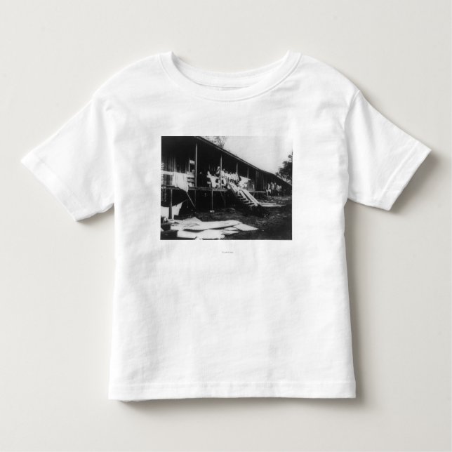 Camiseta Infantil Casas japonesas na fotografia de Havaí (Frente)