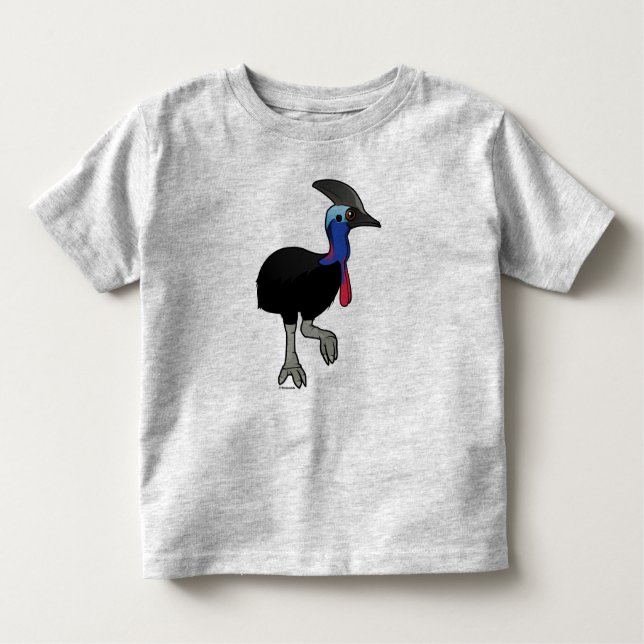 Camiseta Infantil Cassowary do sul (Frente)