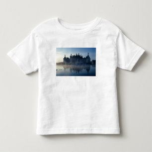 Camiseta Infantil Castelo Chambord ao amanhecer, Loir-et-Cher, Loire