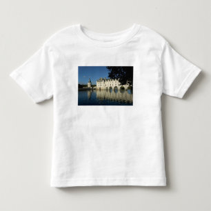 Camiseta Infantil Castelo de Chenonceau, Rio Cher, Loir-et-Cher, 2