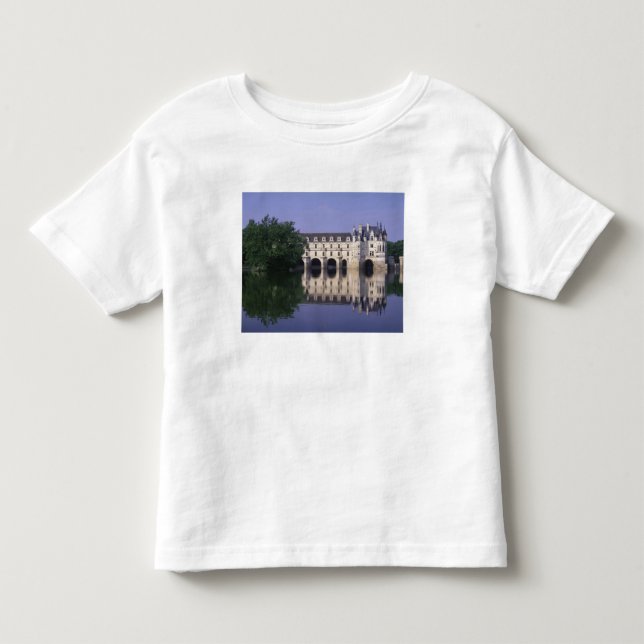 Camiseta Infantil Castelo de Chenonceau, Vale do Loire, (Frente)