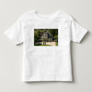 Camiseta Infantil Castelo de Larnach, Dunedin, Nova Zelândia - aér