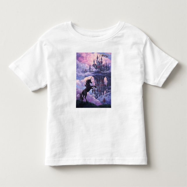 Camiseta Infantil Castelo de Unicorn (Frente)