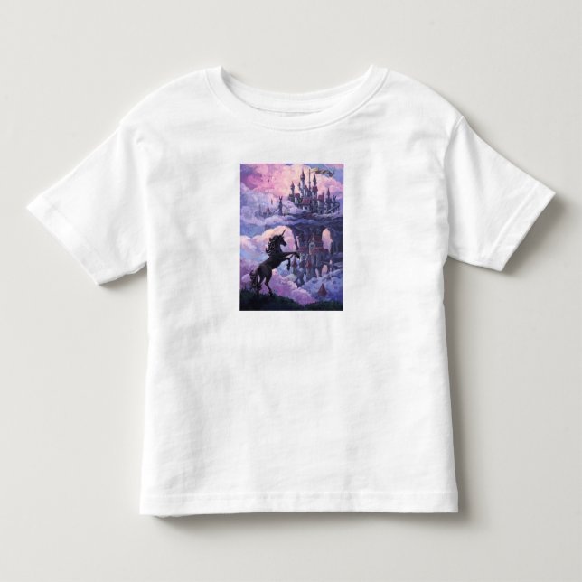 Camiseta Infantil Castelo de Unicórnio (Frente)
