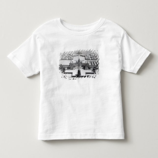 Camiseta Infantil Castelo Howard, 'de Vitruvius Britannicus (Frente)