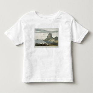 Camiseta Infantil Castelo na ilha santamente, Northumberland, 'de um