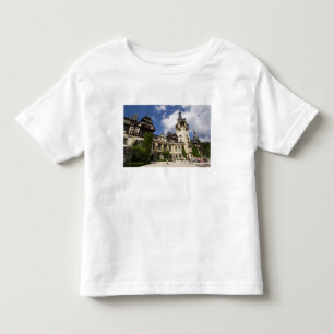 Camiseta Infantil Castelo Peles do século XVIII, Sinaia, Romênia, 2