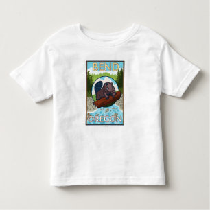 Camiseta Infantil Castor & rio - curvatura, Oregon