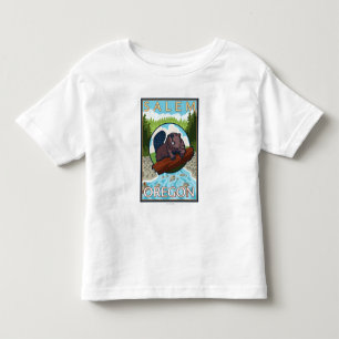 Camiseta Infantil Castor & rio - Salem, Oregon