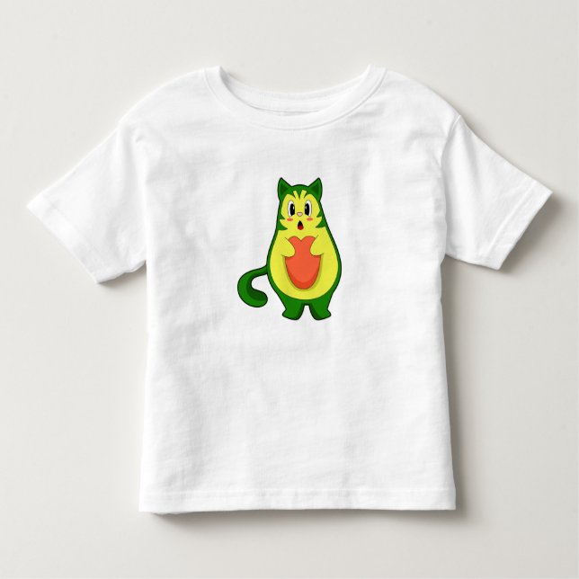 Camiseta Infantil Cat Avocado (Frente)
