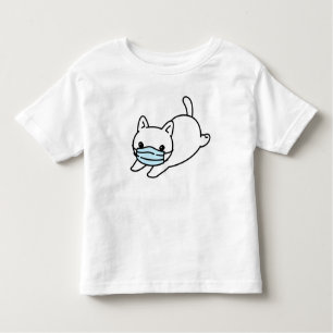 Camiseta Infantil CAT COM T-Shirt DE ALGODÃO DE ALGODÃO ROSTO
