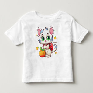 Camiseta Infantil Cat Vai Para A Escola 85241