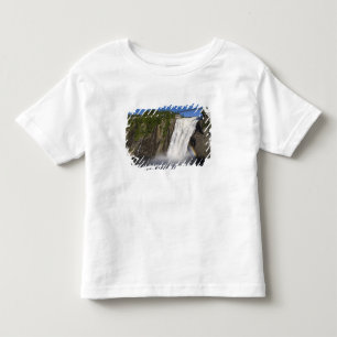 Camiseta Infantil Cataratas Montmorency perto da Cidade de Quebec.