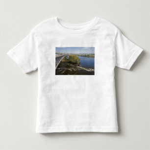 Camiseta Infantil Cataratas reversas no rio St. John em St.