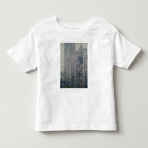 Camiseta Infantil Catedral de Claude Monet Rouen, portal ocidental