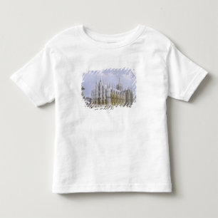 Camiseta Infantil Catedral de Milão 'das vistas de Milão e de seu