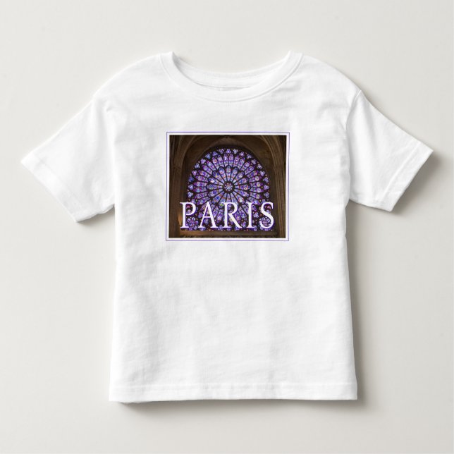 Camiseta Infantil Catedral de Notre Dame | Paris, França (Frente)
