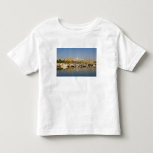 Camiseta Infantil Catedral e marina, Palma, Mallorca, Espanha