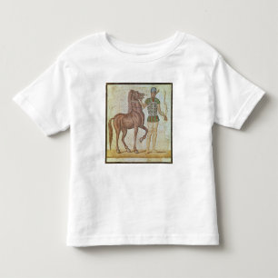 Camiseta Infantil Cavaleiro do cavalo em cores de competência