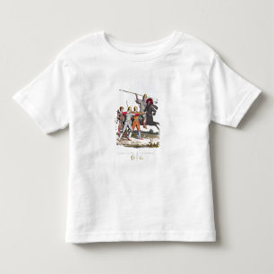 Camiseta Infantil Cavaleiro e arqueiros normandos, 1066, 'do braço