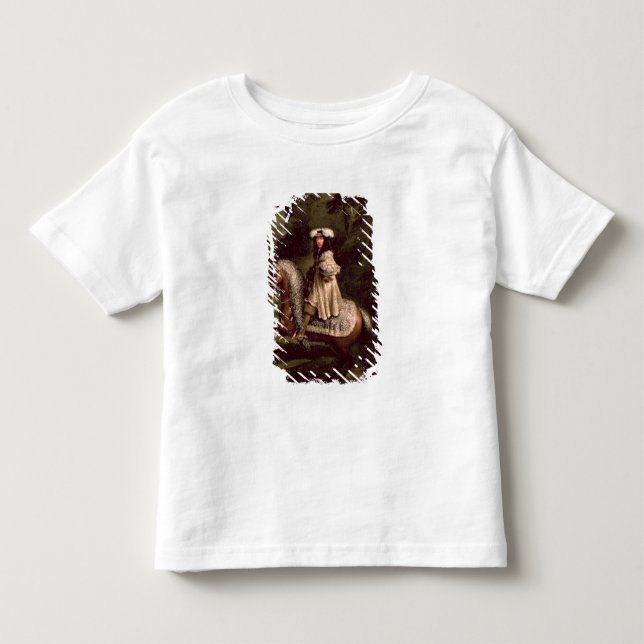 Camiseta Infantil Cavaleiro no azul (Frente)
