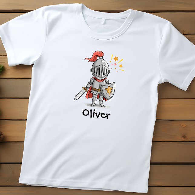 Camiseta Infantil Cavaleirozinho Fofo (Criador carregado)