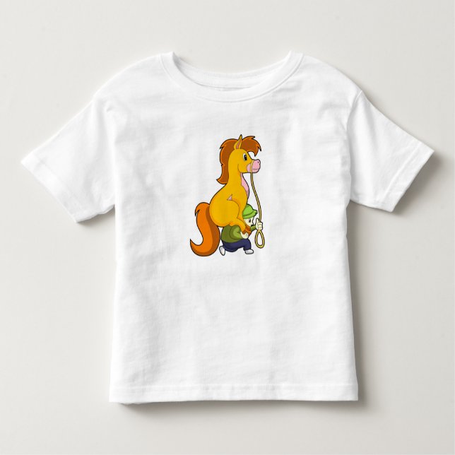 Camiseta Infantil Cavalo com Menino.PNG (Frente)