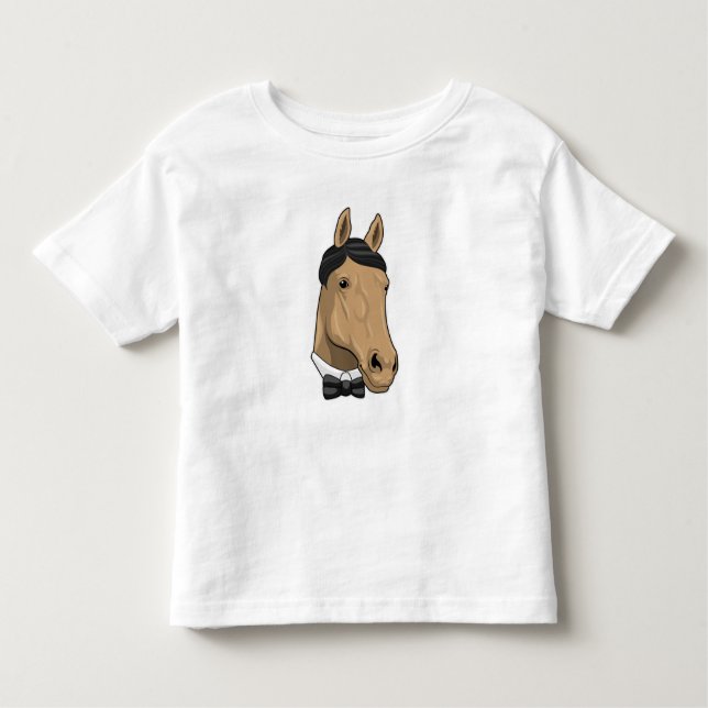 Camiseta Infantil Cavalo como cavalheiro com Arco (Frente)