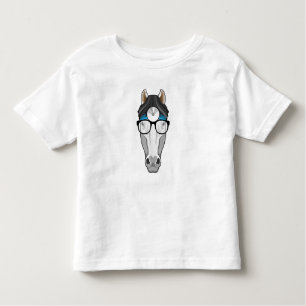 Camiseta Infantil Cavalo como Médico com Óculos