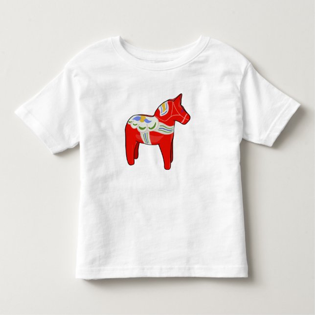 Camiseta Infantil Cavalo Dalecarliano (Frente)