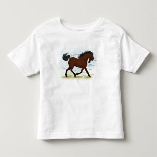 Camiseta Infantil Cavalo de Baía com Gráfico Anatômico Educaciona