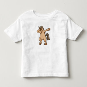 Camiseta Infantil Cavalo em Dança Hip Hop Dab