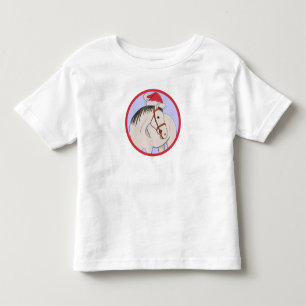Camiseta Infantil Cavalo Feliz Natal